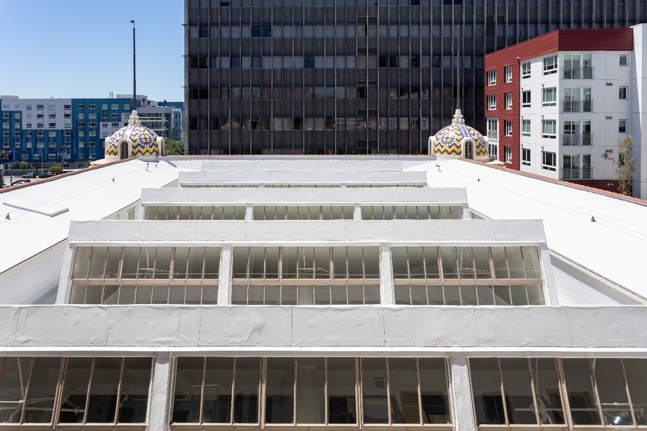 Fifth floor, south roof overview